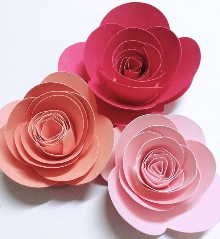 Rosas De Papel Ideias E Tutoriais Para Fazer Flores M O