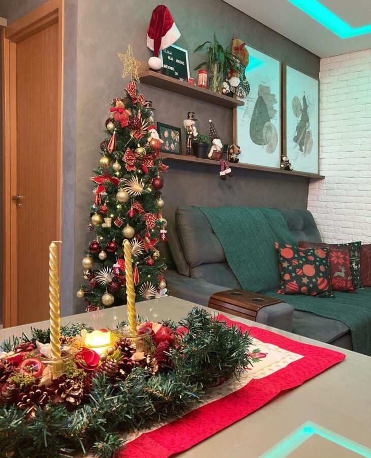 Foto de decoracao de natal para sala 00066 - 97