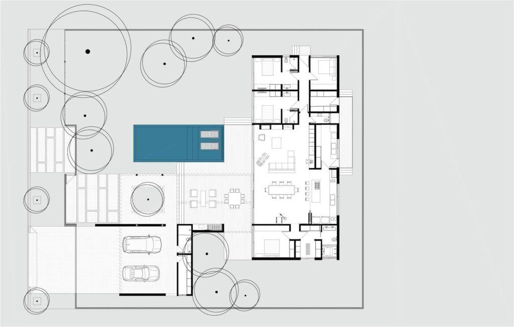 Casa do Laranjal, 330m².: Reprodução / RMK! Arquitetura via Archdaily 