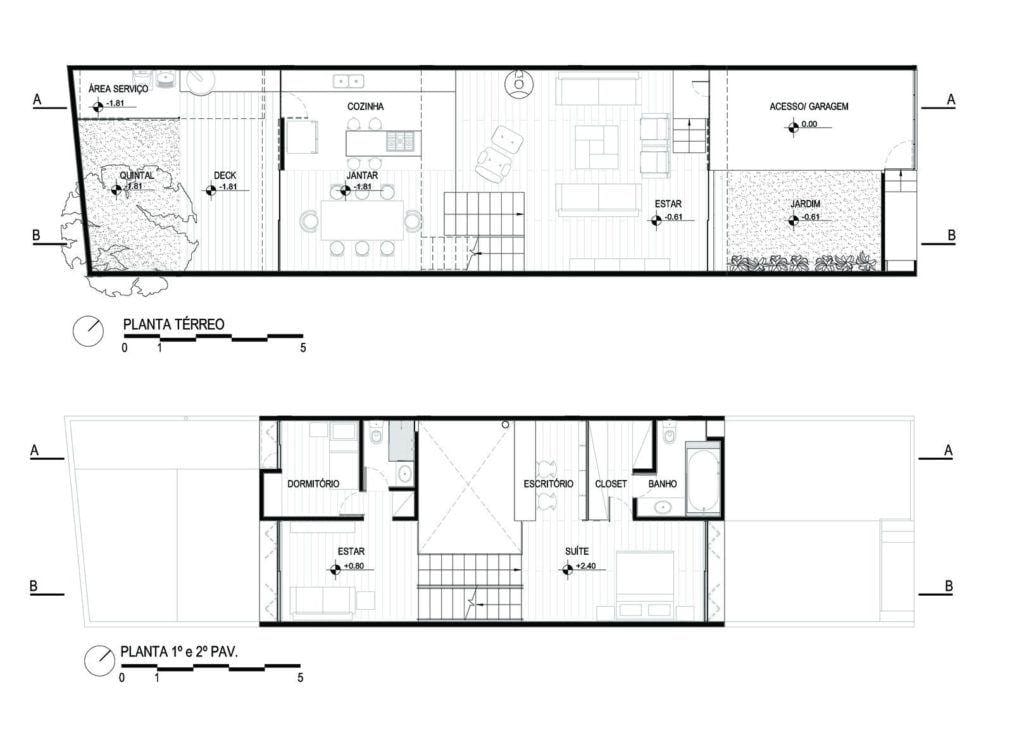 Casa Juranda , 150m². Foto: Reprodução / Apiacás Arquitetos via Archdaily 