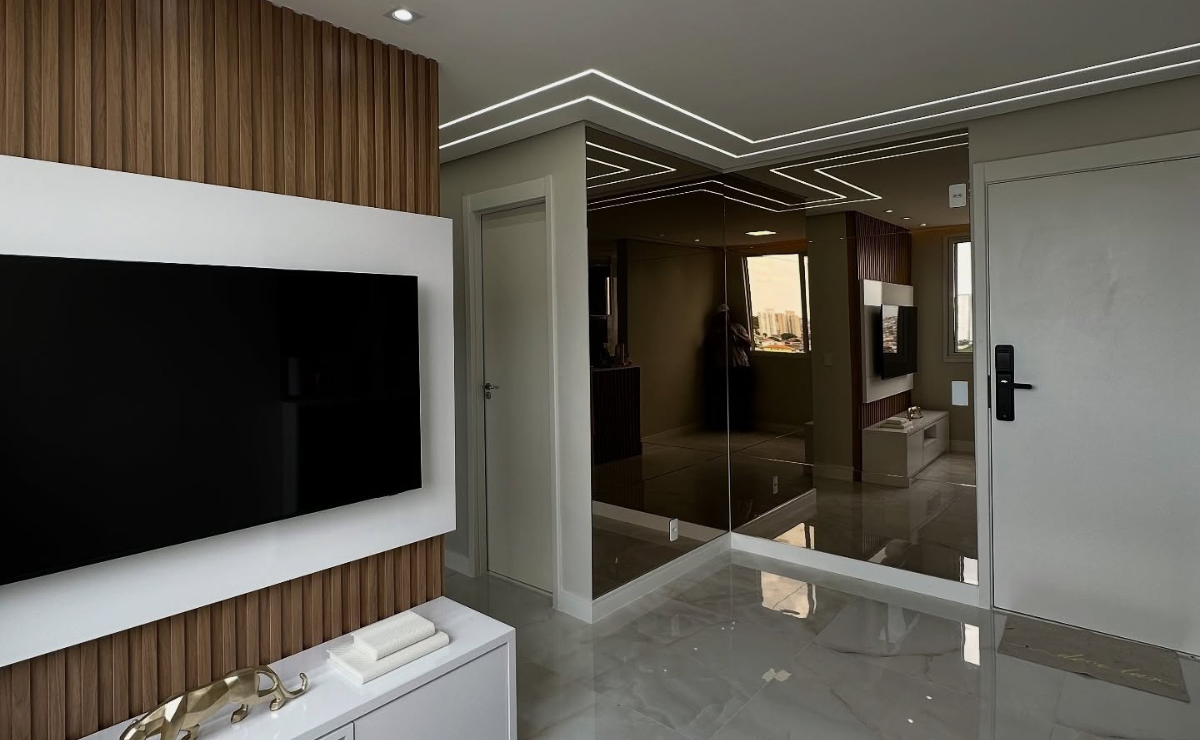 Espelho bronze: mais uma técnica para ampliar visualmente os ambientes