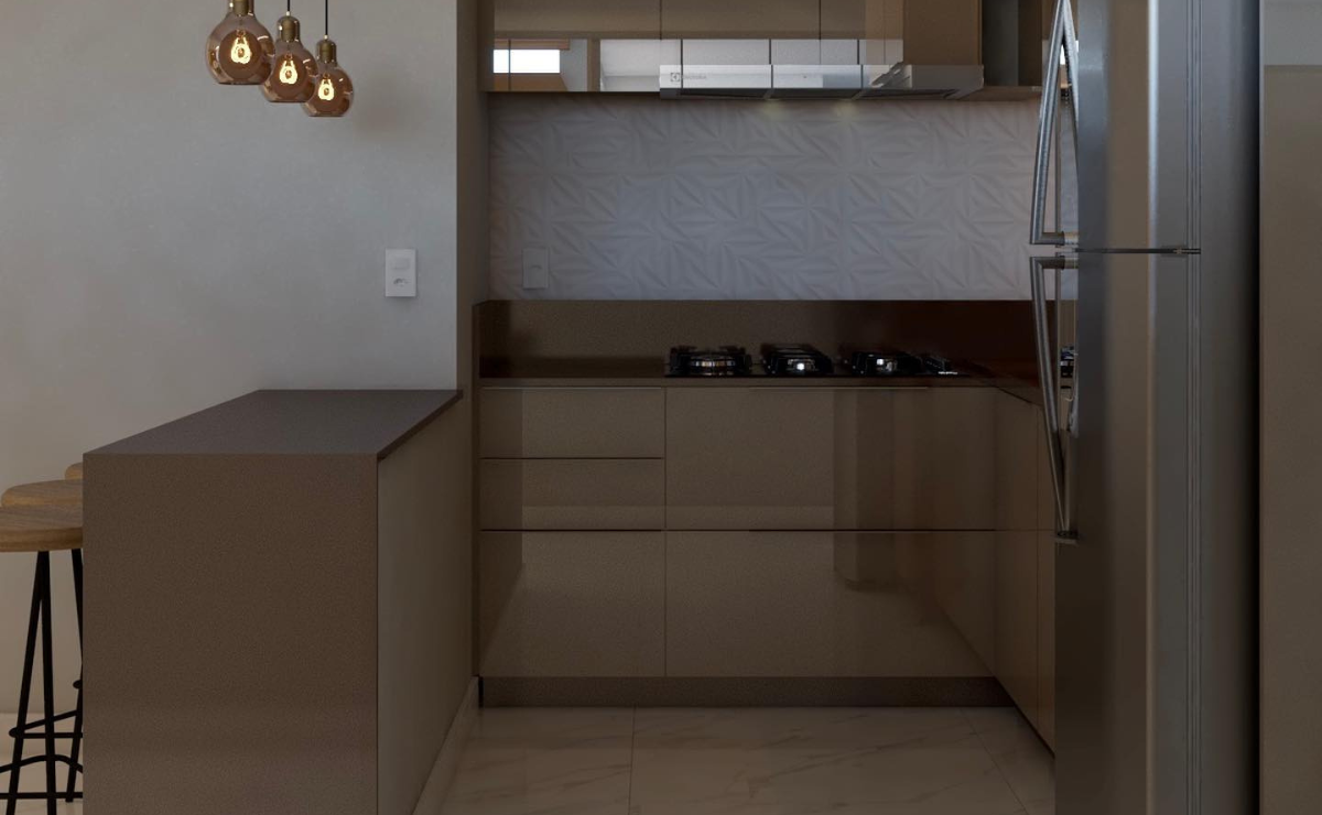Granito marrom absoluto na decoração é sucesso garantido