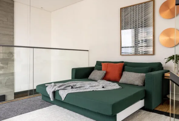 A volta dos sofás-cama na decoração de interiores