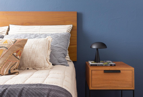 Acerte no estilo na hora de montar um belíssimo quarto azul em sua casa
