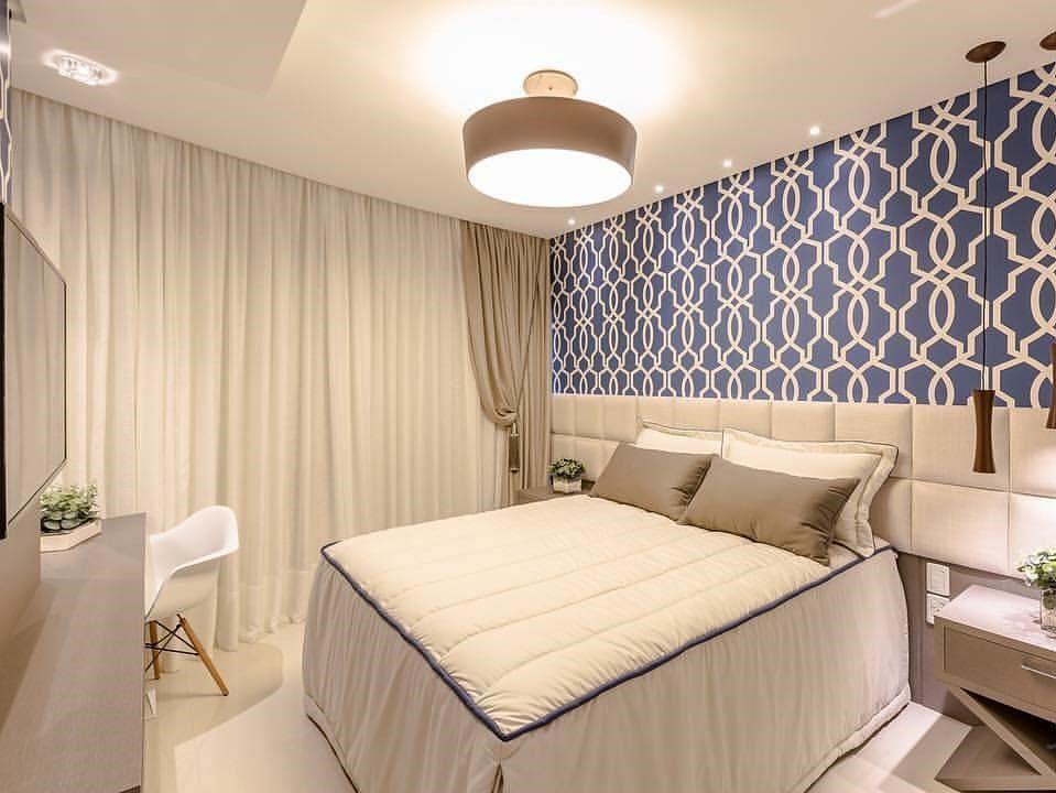 Acerte no estilo na hora de montar um belíssimo quarto azul em sua casa