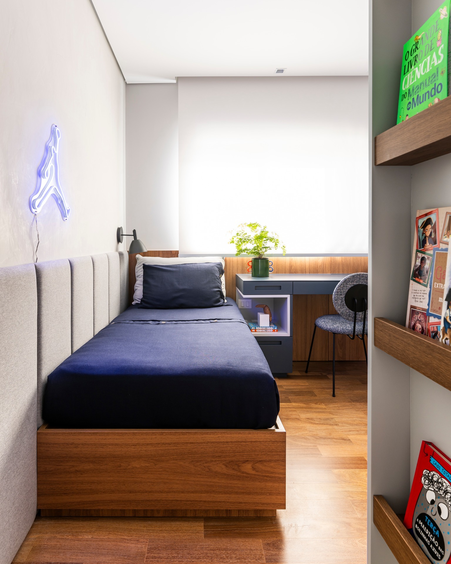 Foto de quarto de solteiro decorado 029 - 14