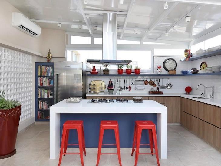 Banqueta para cozinha: 45 fotos que vão te inspirar na escolha