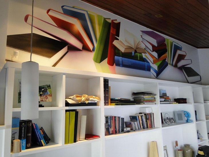 Foto de livros na decoracao 96 ok - 79