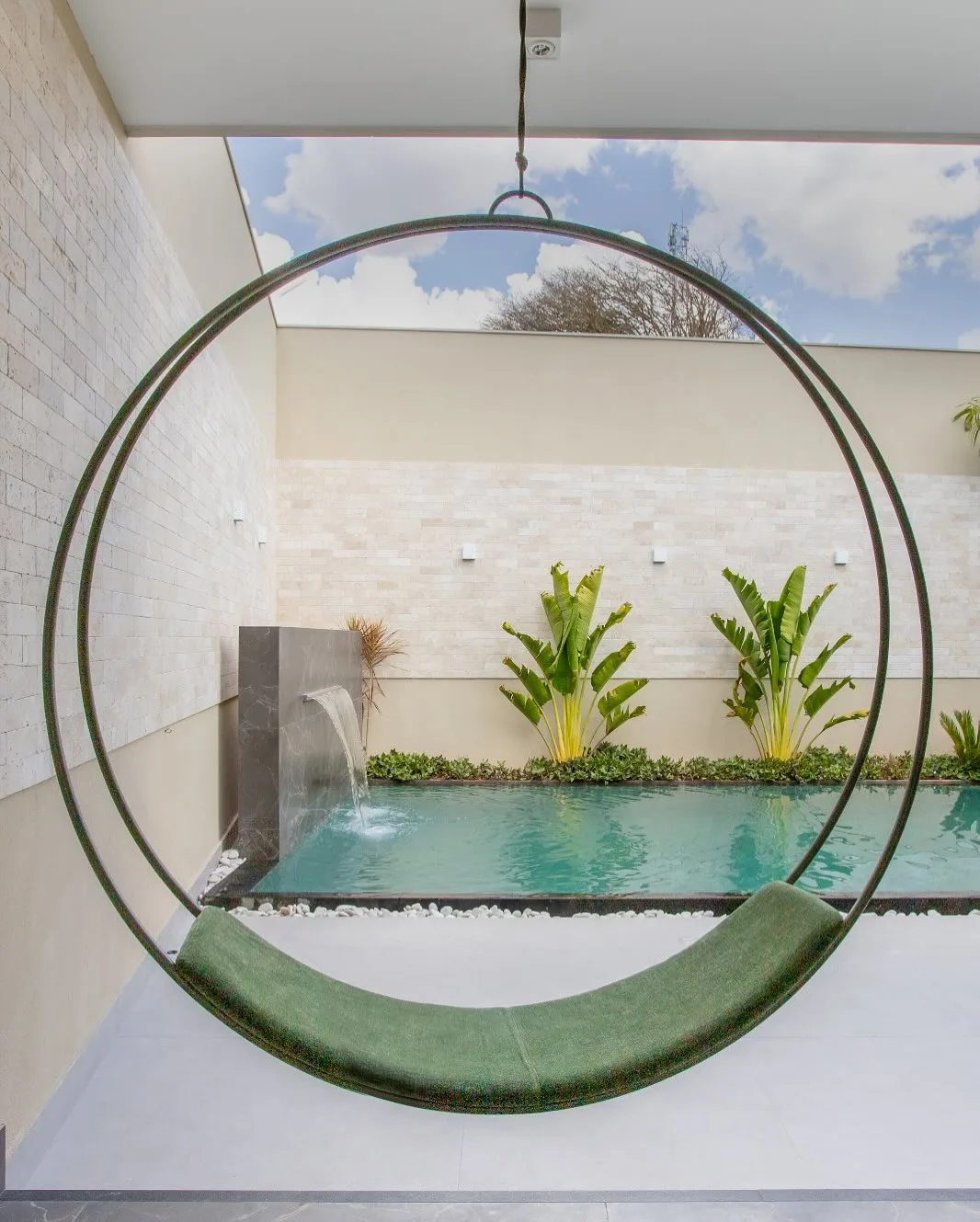 Foto de cascata para piscina 012 - 15