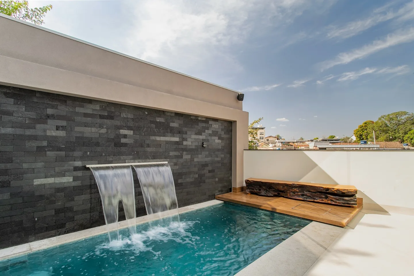 Foto de cascata para piscina 032 - 34