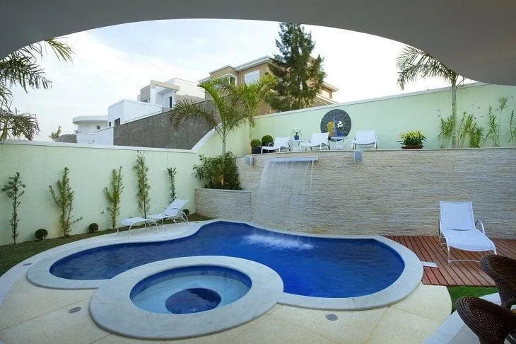 Foto de cascata para piscina 11 - 14