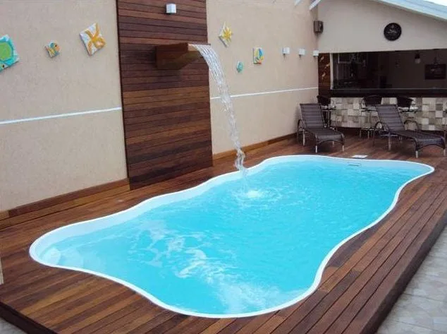 Foto de cascata para piscina 17 - 19