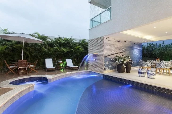 Foto de cascata para piscina 18 - 20