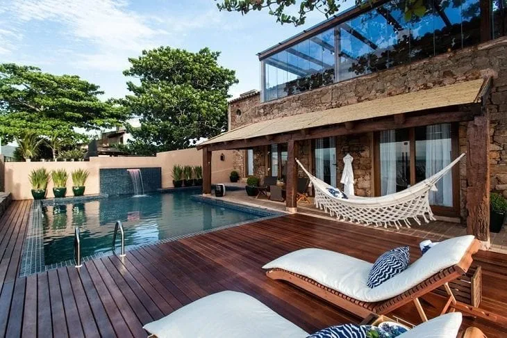 Foto de cascata para piscina 22 - 22