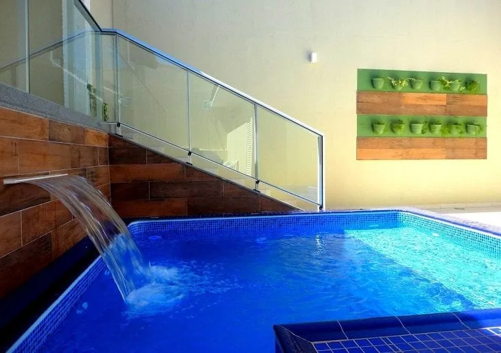 Foto de cascata para piscina 32 - 30