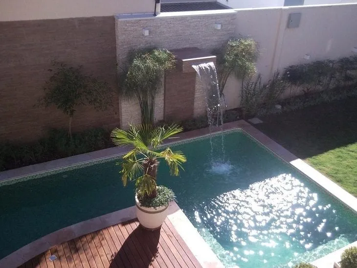Foto de cascata para piscina 40 - 36