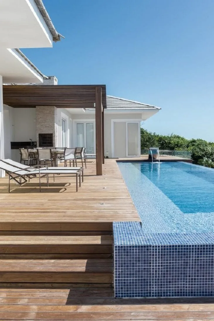 Foto de cascata para piscina 46 - 42