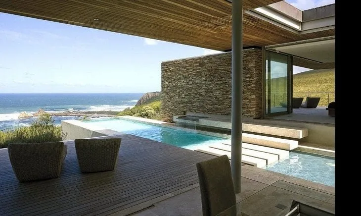 Foto de cascata para piscina 58 - 50