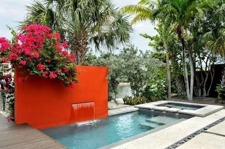 Foto de cascata para piscina 66 - 54