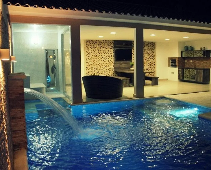 Foto de cascata para piscina 9 - 12