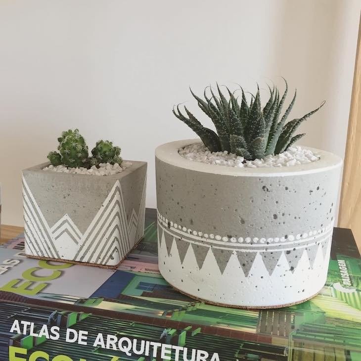 Foto de vaso de concreto 57 - 51