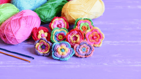 Foto de flor de croche 00 - 3