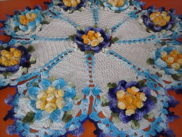 Foto de flor de croche 107 - 52