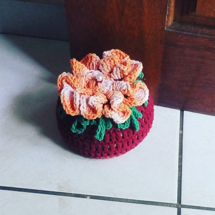 Foto de flor de croche 58 - 32