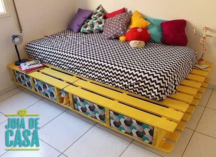 Foto de cama pallet 28 - 7