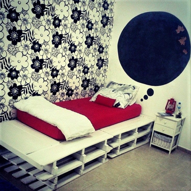 Foto de cama pallet 31 - 30