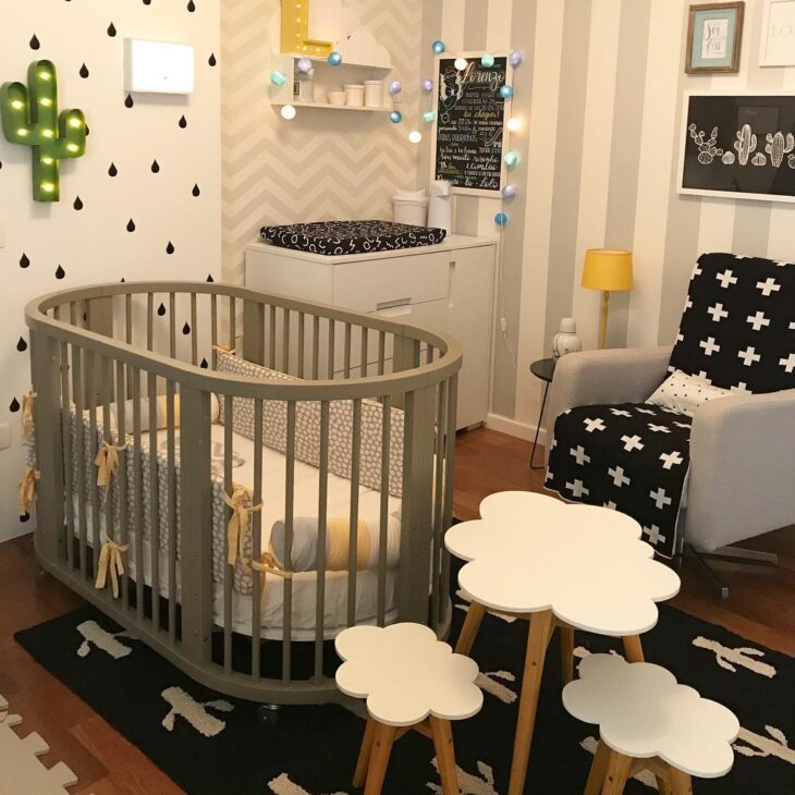 Foto de quarto de bebe tema nuvem 18 - 20