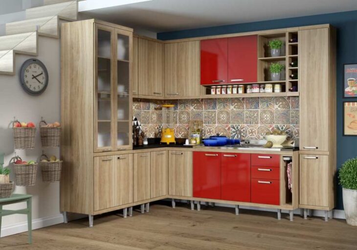 Foto de cozinha modulada 61 - 65