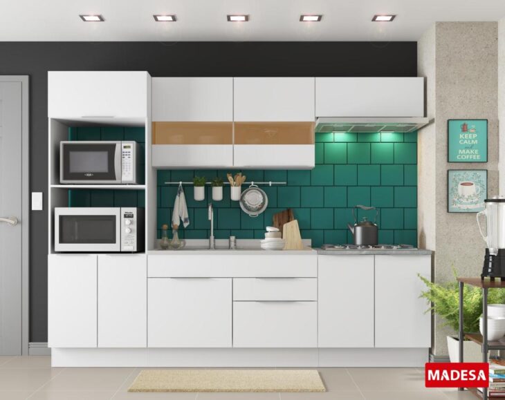 Foto de cozinha modulada 63 - 67