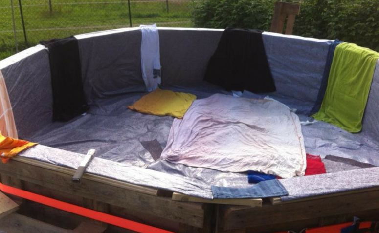Foto de Piscina de pallet passo2 - 2