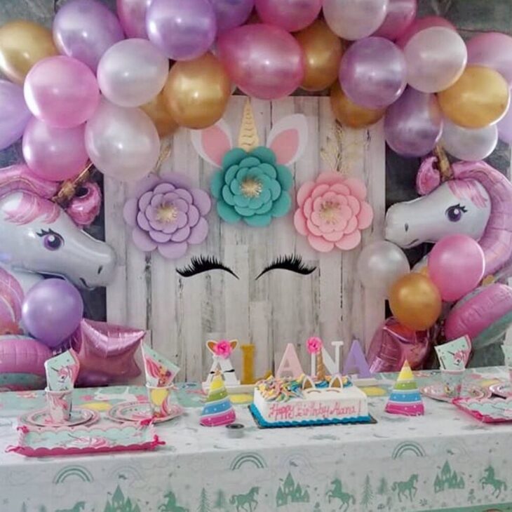 Foto de festa de unicornio 51 - 54