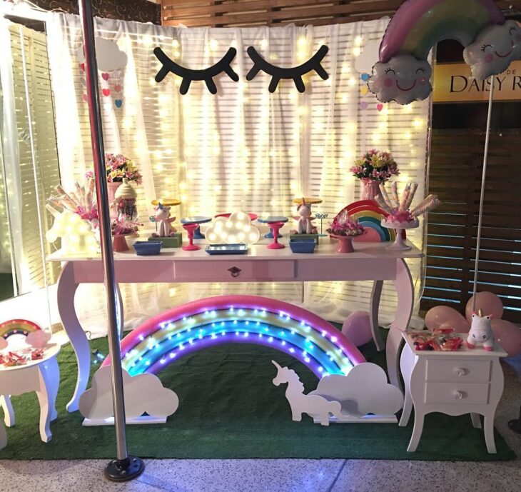 Foto de festa de unicornio 66 - 69