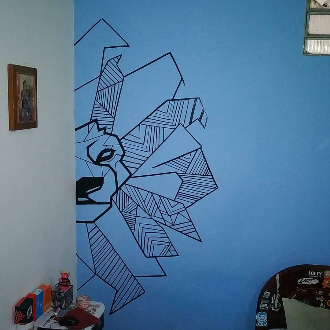 Foto de decoracao coom fita isolante 32 - 21