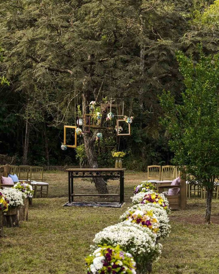 Foto de decoracao de casamento simples 60 - 62