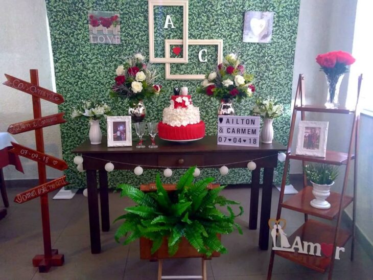 Foto de decoracao de casamento simples 96 - 96