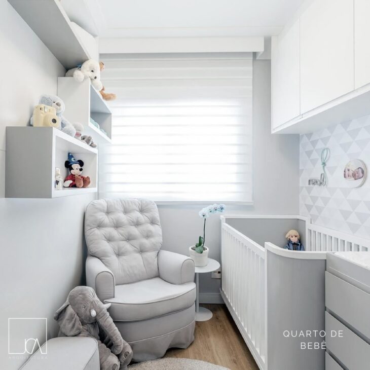 Foto de nichos para quarto de bebe 30 - 31