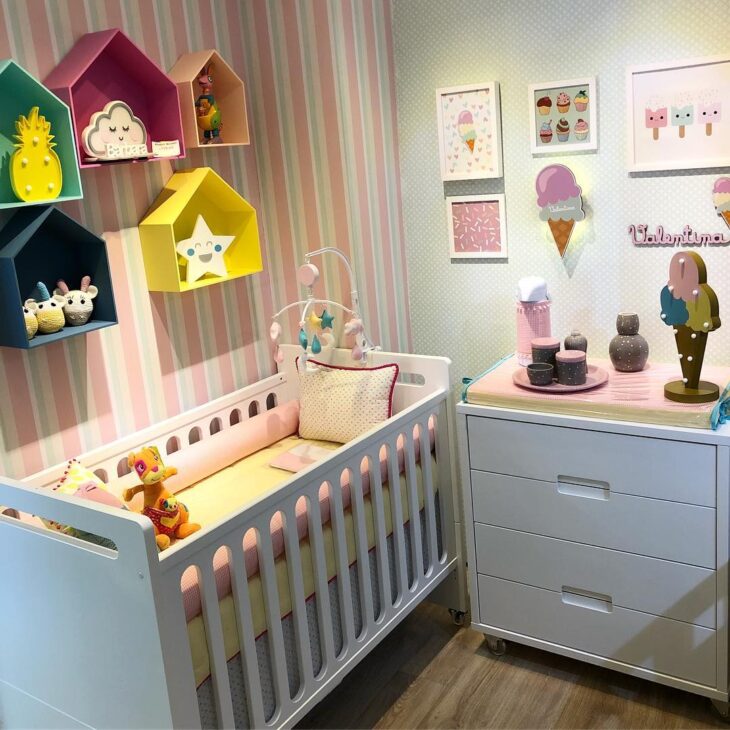 Foto de nichos para quarto de bebe 45 - 46