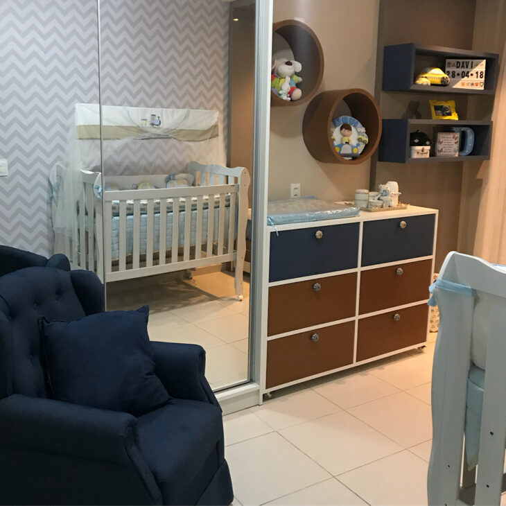 Foto de nichos para quarto de bebe 65 - 66