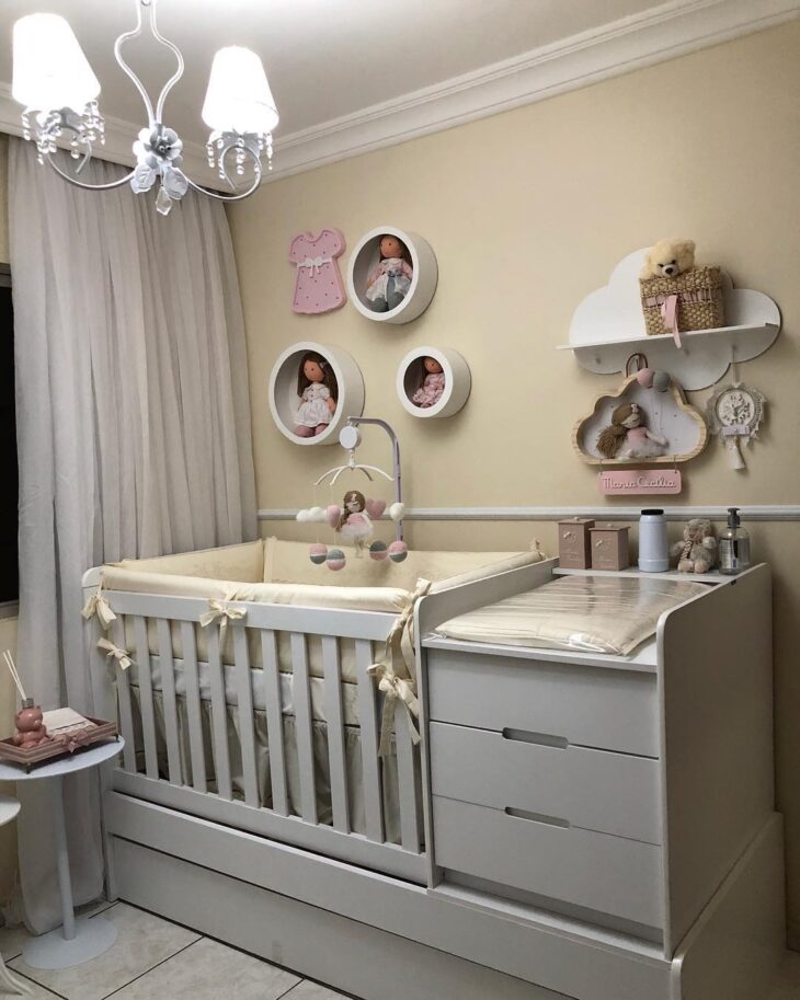 Foto de nichos para quarto de bebe 69 - 70