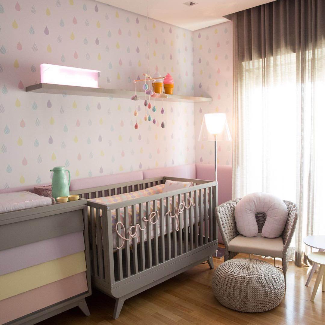 Foto de quarto de bebe pequeno 60 - 60