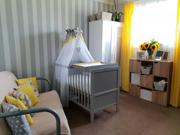 Foto de quarto de bebe simples 50 - 50