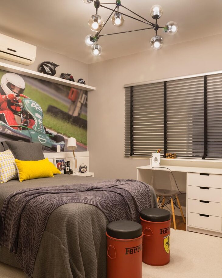 Quarto masculino: 65 ideias para imprimir o seu estilo no ambiente