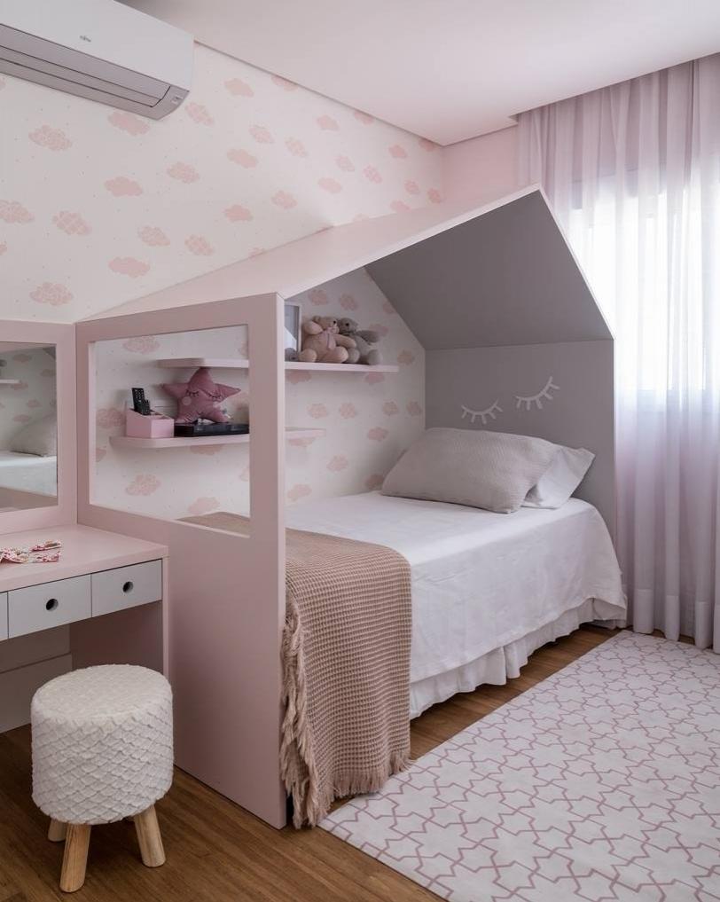 Foto de quarto rosa 33 - 33