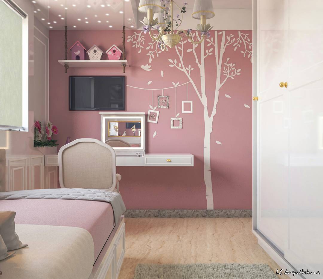 Foto de quarto rosa 61 - 61