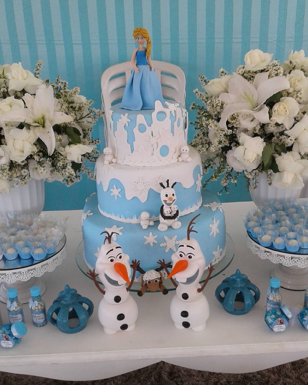 Foto de festa frozen 60 - 60