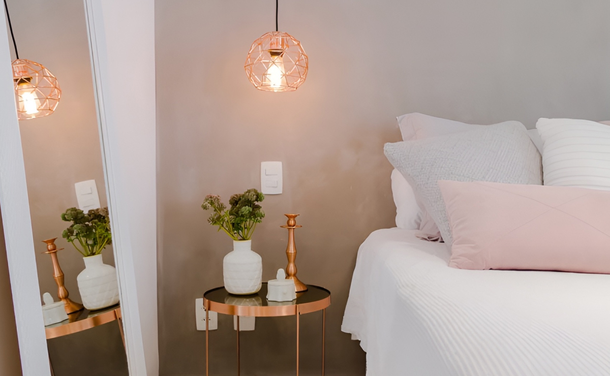 Rose gold: 65 ideias e tutoriais para adicionar a cor na decoração